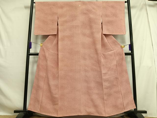 平和屋着物■上質な小紋 小花柄 正絹 逸品 AABH0941oa