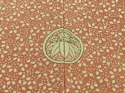 平和屋着物■上質な小紋 小花柄 正絹 逸品 AABH0941oa