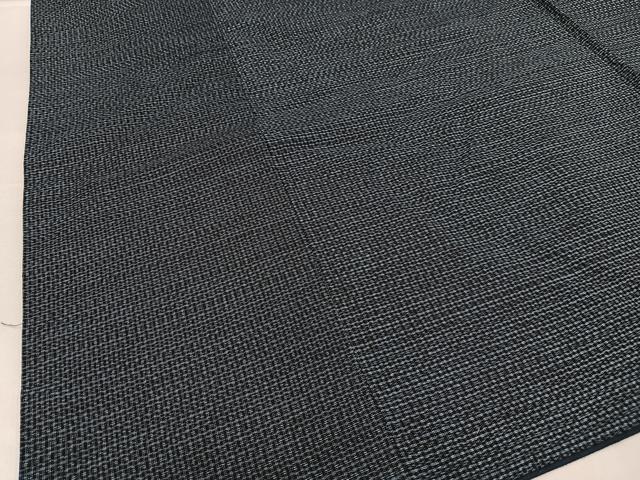 平和屋着物■男性 紬 アンサンブル 格子 正絹 逸品 AABH0945oa