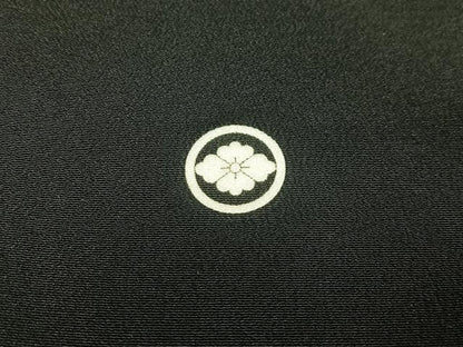平和屋着物■豪華黒留袖 女人渡橋文 金糸 金彩 正絹 逸品 AABH0970oa