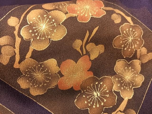 平和屋着物■訪問着 天井花文 金彩 正絹 逸品 未使用 AABH0976oa