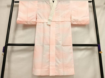 平和屋着物■長襦袢 無双仕立て 草花文 暈し染め 洗える着物 AABH0977oa