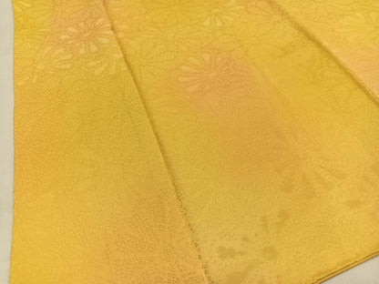 平和屋着物■上質な小紋 花尽くし地紋 暈し染め 正絹 逸品 AABH0983oa