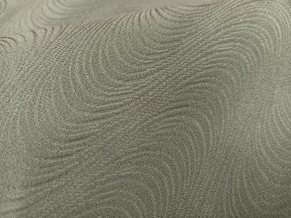 平和屋着物■上質な色無地　流線地紋　利休鼠色　正絹　逸品　AABH0987oa