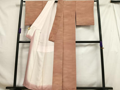 平和屋着物■虹色創家 本郷大田子 小紋 霞文 暈し染め 正絹 逸品 AABH0995oa