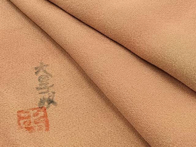 平和屋着物■虹色創家 本郷大田子 小紋 霞文 暈し染め 正絹 逸品 AABH0995oa