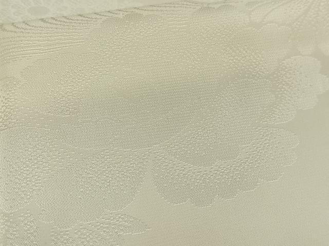 平和屋着物■長襦袢 無双仕立て 流水花地紋 鳥の子色 洗える着物 AABH1001oa