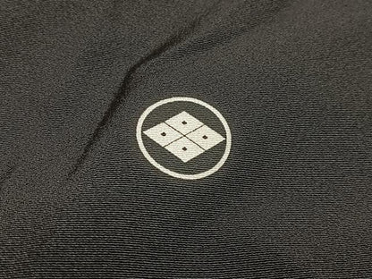 平和屋着物■豪華黒留袖　作家物　風景浜松文　正絹　逸品　AABH1002oa
