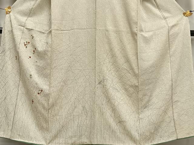平和屋着物■訪問着 総絞り 刺繍 草花文 金糸 銀彩 正絹 逸品 AABH1006oa