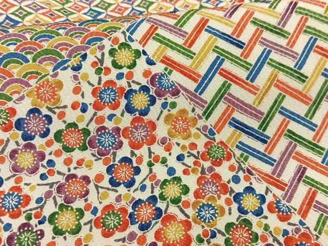 平和屋着物■上質な小紋 吉祥花文 正絹 逸品 AABH1039oa