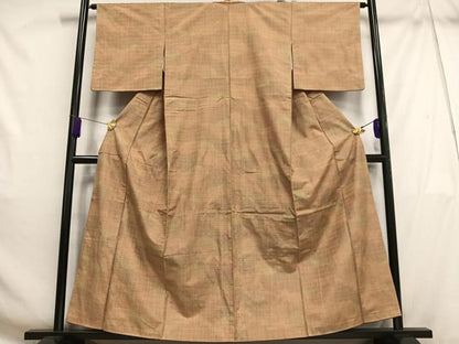 平和屋着物■上質な紬　霞文　正絹　逸品　AABH1041oa