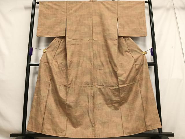 平和屋着物■上質な紬　霞文　正絹　逸品　AABH1041oa