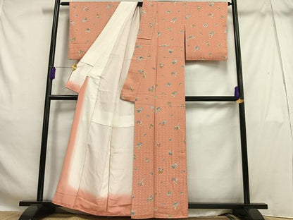 平和屋着物■上質な小紋 成り物 正絹 逸品 AABH1046oa