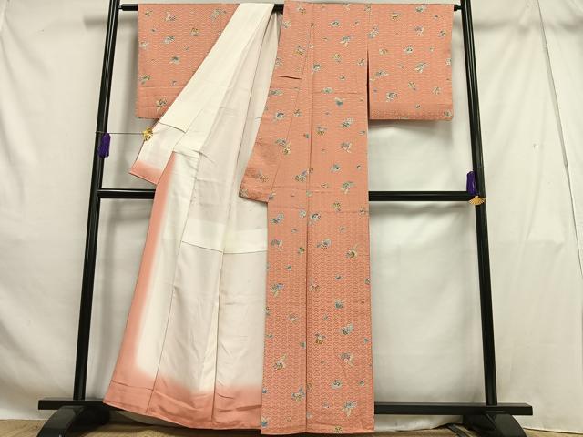 平和屋着物■上質な小紋 成り物 正絹 逸品 AABH1046oa