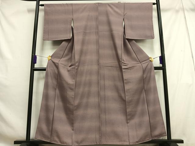 平和屋着物■上質な小紋 霞文 暈し染め 正絹 逸品 AABH1058oa