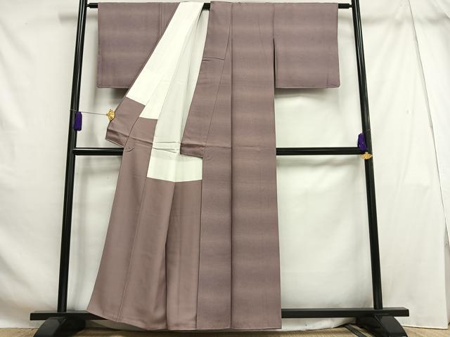 平和屋着物■上質な小紋 霞文 暈し染め 正絹 逸品 AABH1058oa