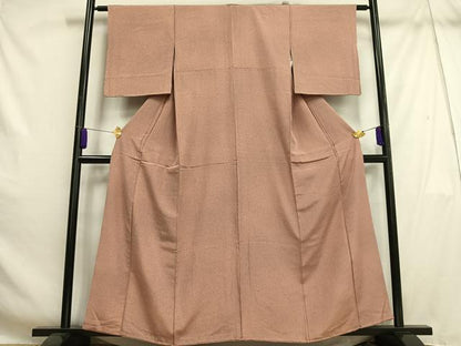平和屋着物■上質な小紋　霞文　正絹　逸品　AABH1064oa