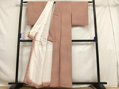 平和屋着物■上質な小紋　霞文　正絹　逸品　AABH1064oa