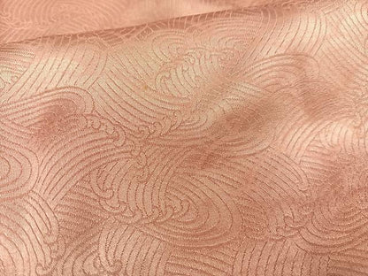 平和屋着物■上質な小紋　立波青海波　暈し染め　正絹　逸品　AABH1066oa