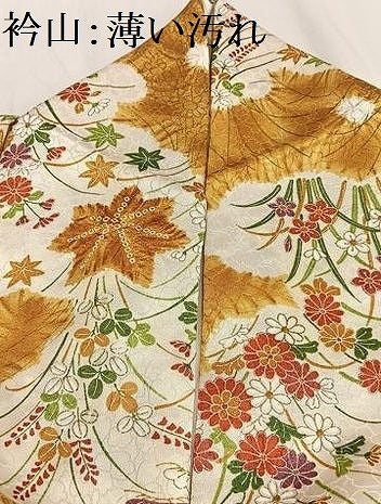 平和屋着物■上質な小紋　草花文　正絹　逸品　AABH1078oa