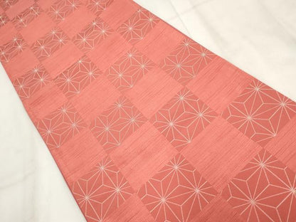平和屋着物◎両面六通柄京袋帯　市松文　正絹　逸品　AABH1204wj