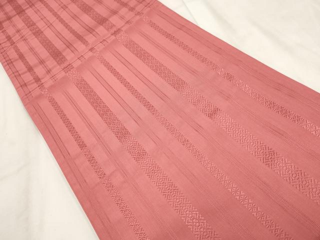 平和屋着物◎両面六通柄京袋帯　市松文　正絹　逸品　AABH1204wj