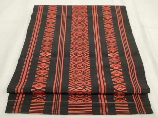 平和屋着物◎八寸名古屋帯 献上 正絹 逸品 AABH1222wj