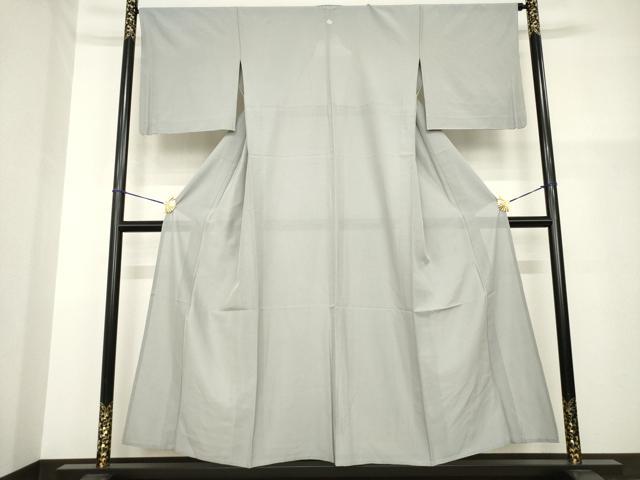 平和屋着物＊夏物 色無地 絽 茶鼠色 正絹 逸品 AABH1923ck
