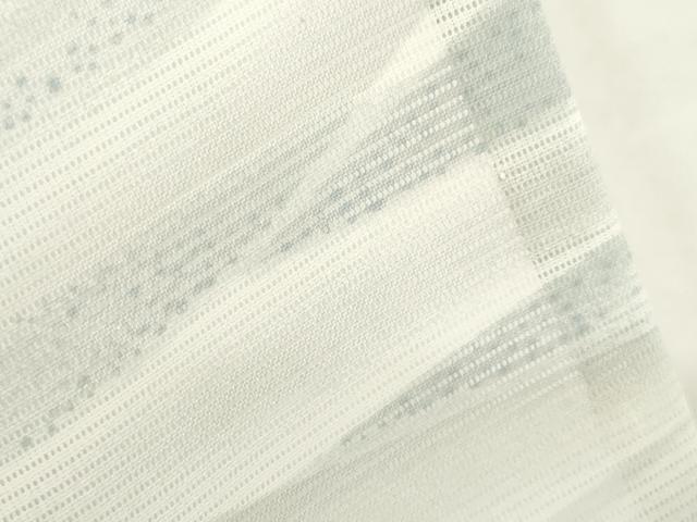平和屋着物＊夏物 小紋 絽 波文 洗える着物 AABH1927ck