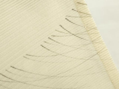 平和屋着物＊夏物 小紋 絽 手描き 枝花文 正絹 逸品 AABH1928ck