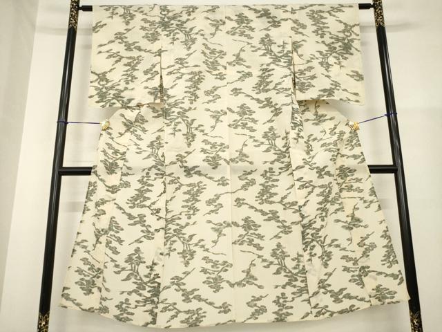 平和屋着物＊夏物 小千谷ちぢみ 松 麻 逸品 AABH1963ck