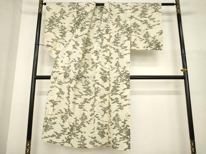 平和屋着物＊夏物 小千谷ちぢみ 松 麻 逸品 AABH1963ck