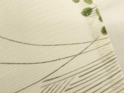 平和屋着物＊夏物 小紋 絽 草花文 暈し染め 三越扱い 正絹 逸品 AABH1967ck