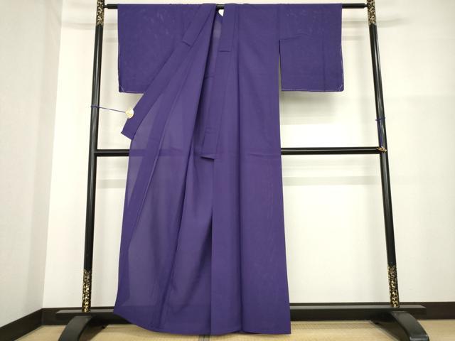 平和屋着物＊夏物 色無地 絽 濃鼠色 正絹 逸品 未使用 AABH1970ck
