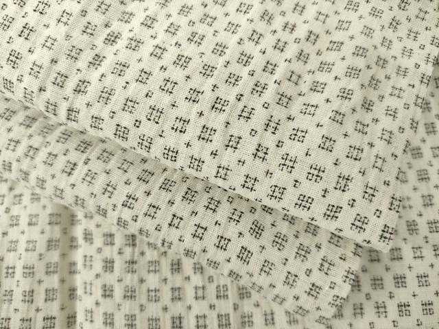 平和屋着物＊夏物 男性 上布 変わり格子 麻 逸品 AABH1975ck