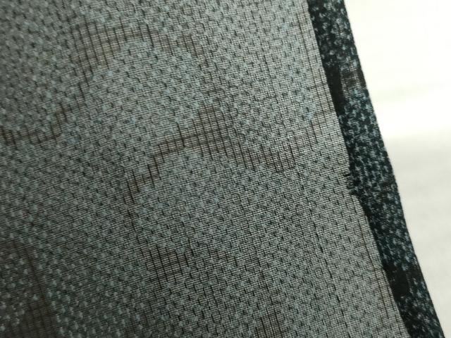 平和屋着物＊夏物　小紋　毘沙門亀甲　AABH1977ck