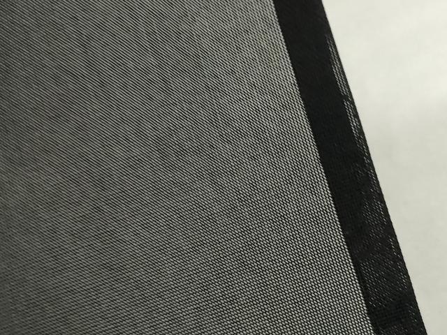 平和屋着物＊夏物 小紋 紗 草花文 黒地 正絹 逸品 AABH1983ck