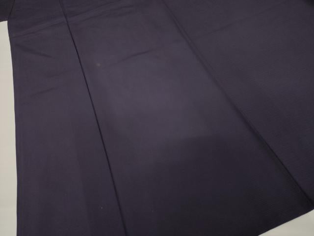平和屋着物＊夏物 色無地 絽 黒紅色 正絹 逸品 AABH1992ck