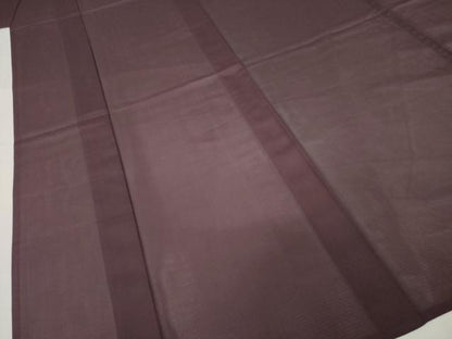 平和屋着物＊夏物 色無地 絽 似せ紫色 三越扱い 洗える着物 AABH2000ck