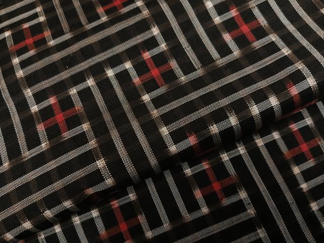 平和屋着物●本場大島紬　龍郷絣　秋名バラ　アンサンブル　正絹　逸品　AABH2004ph