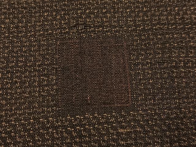 平和屋着物●本場真綿絢結城紬　訪問着　作家物　草花エ霞籬文　正絹　逸品　未使用　AABH2009ph 平和屋着物○本場真綿絢結城紬 訪問着 作家物 草花エ霞籬文 正絹 逸品