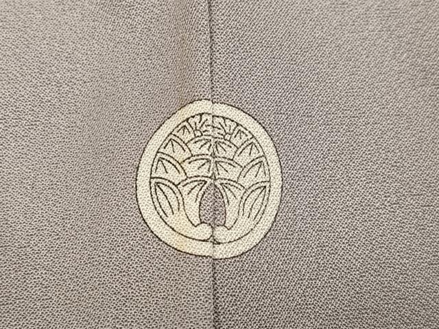 平和屋着物●訪問着　友禅　駒刺繍　草花丸文　金彩　正絹　逸品　AABH2016ph