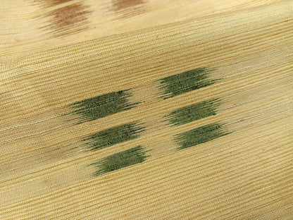平和屋着物●上質な紬　変わり市松　正絹　逸品　AABH2017ph