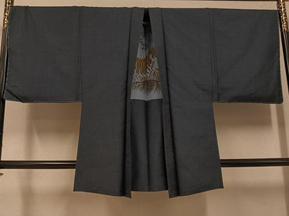 平和屋着物●男性　本場大島紬　アンサンブル　100亀甲　総詰め　正絹　逸品　未使用　AABH2022ph