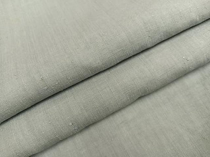 平和屋着物●本場結城紬　重要無形文化財　色無地　蕎麦切色　正絹　逸品　AABH2037ph