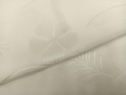 平和屋着物●長襦袢　無双仕立て　草花地紋　正絹　逸品　AABH2046ph