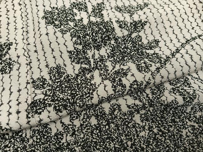 平和屋着物●訪問着　作家物　草花シルエット　正絹　逸品　AABH2048ph