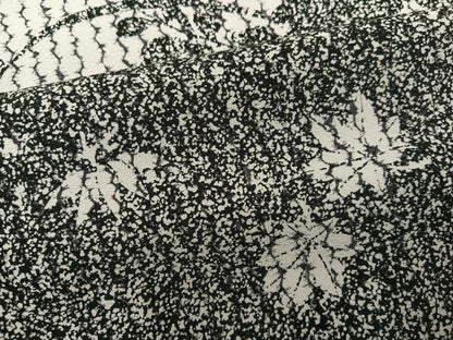 平和屋着物●訪問着　作家物　草花シルエット　正絹　逸品　AABH2048ph