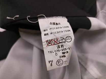 平和屋着物●男性　黒紋付・羽織セット　洗える着物　AABH2071ph
