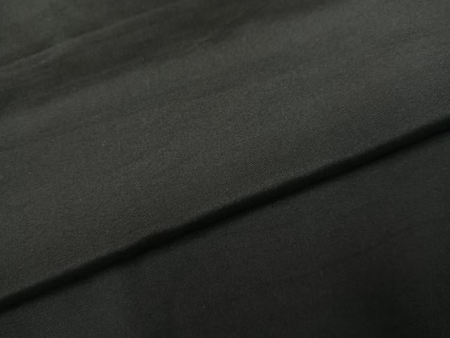 平和屋着物●男性　黒紋付・羽織セット　正絹　逸品　AABH2074ph